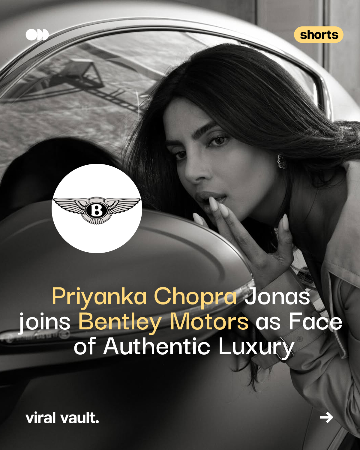 Priyanka Chopra Jonas steps into the world of Bentley, where luxury meets storytelling.
Shot in Los Angeles, the cinematic campaign offers a glimpse into her creative process while the Bentley Continental GT quietly steals the scene, a perfect blend of craftsmanship, individuality, and modern elegance.
#PriyankaChopraJonas #BentleyMotors #BentleyContinentalGT #ViralVaultIndia