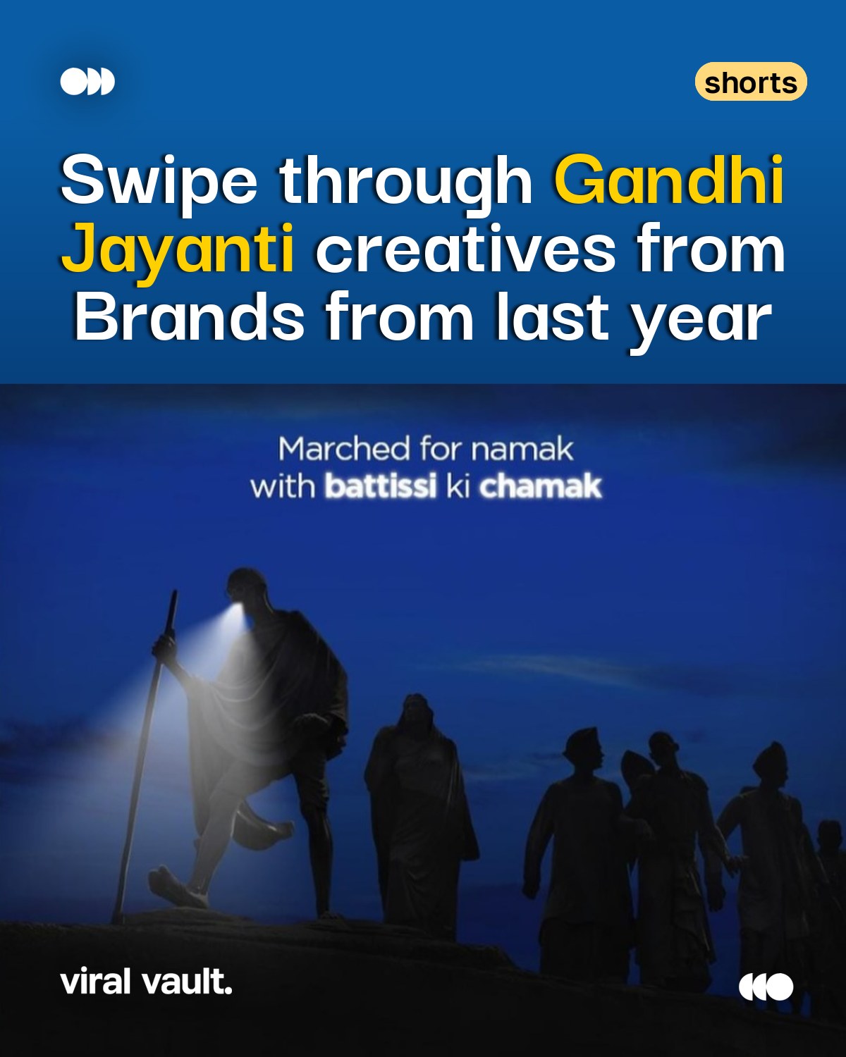 From quiet tributes to bold ideas, brands have found different ways to honour Bapu through the years.
Swipe through the Gandhi Jayanti creatives that said more with less, and left a message worth remembering. Which one stayed with you?
#GandhiJayanti #CreativeThrowback #BrandCreatives #AdvertisingIndia #ViralVaultIndia