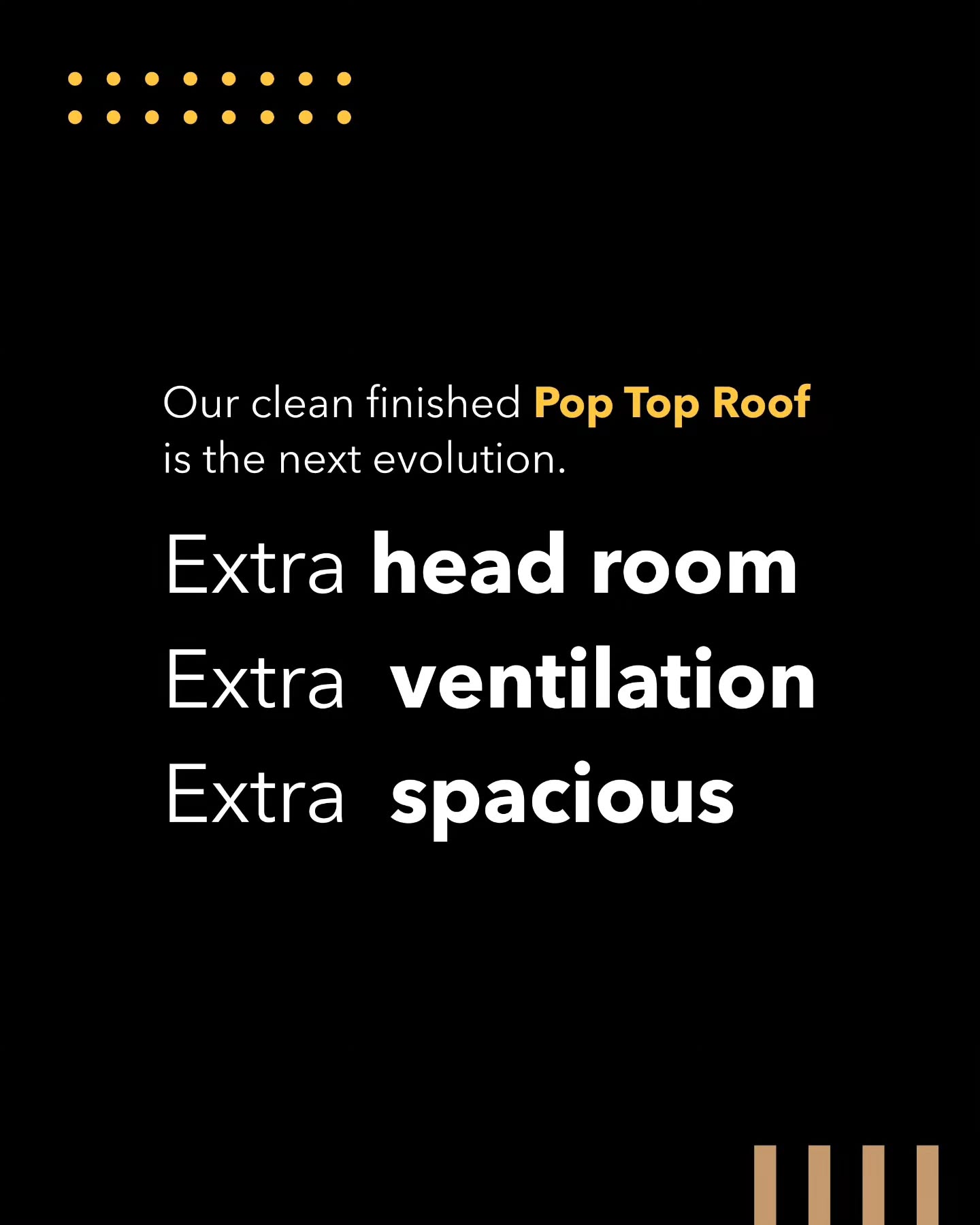 Need more space in your van? πβ¨
The Pop Top Roof is designed to completely transform your setup:
β Stand up comfortably inside your van β even cook with ease π¨βπ³π₯
β Sleep up to 4 people comfortably ποΈβ¨
β Manual or Electric lift
π Available for most makes and models
βοΈ Includes Fan and Solar
π Bed can be close with Mattress on.
A clean, seamless exterior finish.
Engineered for quality. Built to last. π§
This is the next evolution π
Upgrade your van today.
Enquire now. π¬
info@katacamperbox.com
.
.
.
.
#Poptoproof #vanconversion #poptopcamper #katapoptoproof #campervanlife