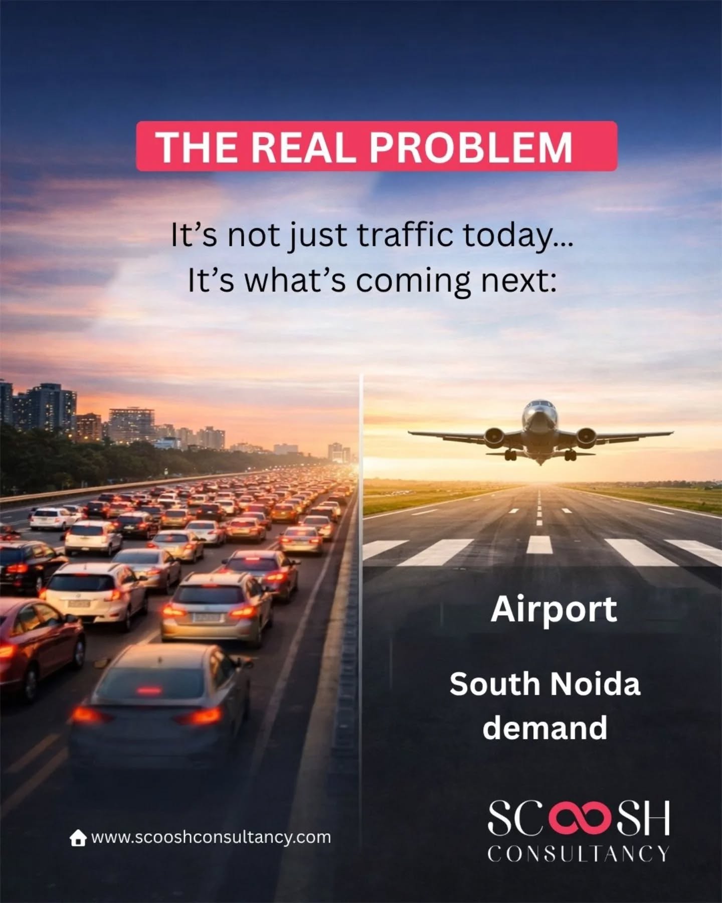 Everyone is calling this a “game changer”… but here’s the truth:
A 23 km elevated road from DND to Sector 150 sounds powerful — but right now, it’s just a proposal with no clear approvals or timeline.
In real estate, timing beats headlines.
#ScooshConsultancy #NoidaRealEstate #SmartPropertyIndia #InfraReality #NoidaGrowthStory
Sector150Noida DelhiNCRProperty InvestmentMindset RealEstateStrategy BeyondTheHype