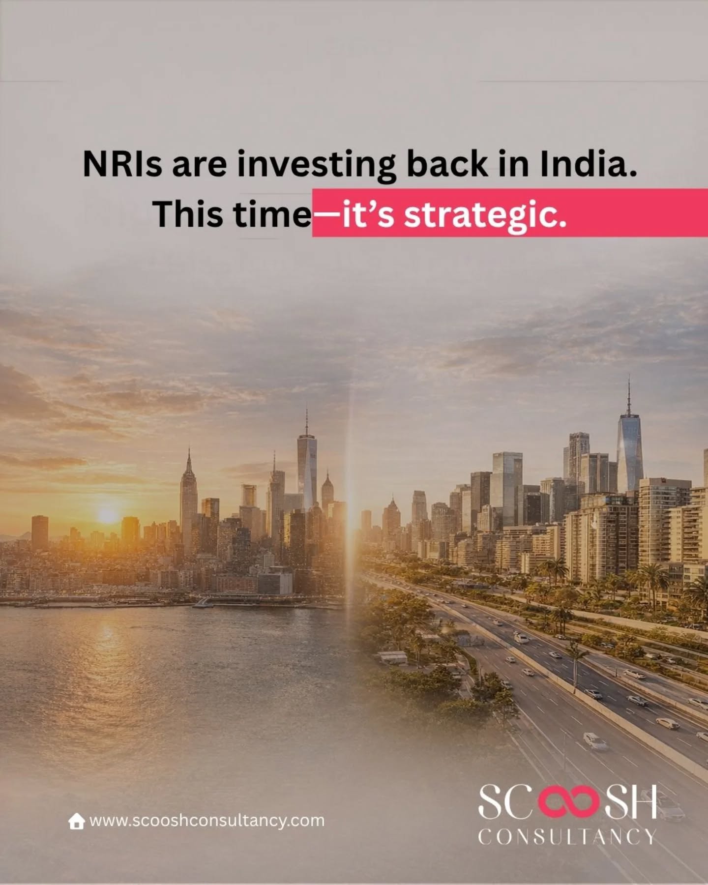 NRIs are no longer just investing in India—they’re investing strategically.
From global exposure to tapping into one of the world’s fastest-growing economies, the shift is clear:
💰 Earn in dollars
📈 Invest in rupees
🏡 Build strong, tangible assets
This isn’t just about returns—it’s about future security, legacy creation, and smart wealth positioning.
India offers real demand, real growth, and real opportunities—and NRIs are making the move at the right time.
Ready to invest smartly back home? DM “NRI” to get started.
#NRIInvestment #InvestInIndia #GlobalToLocal #RealEstateIndia #WealthCreation NRIWealth SmartInvesting IndiaGrowthStory DollarToRupee LegacyBuilding PropertyInvestment NRIRealEstate FuturePlanning HighGrowthIndia ScooshConsultancy InvestmentStrategy PassiveIncomeIndia AssetBuilding IndianEconomy NRIInvestor